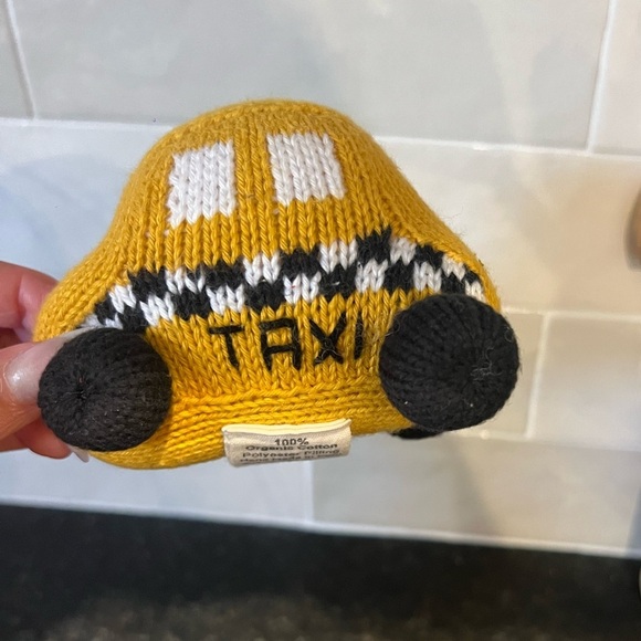 Estella's Closet Other - Estella Organic Baby 100% organic cotton Cab Taxi Car Handmade Luxury Toy NWOT
